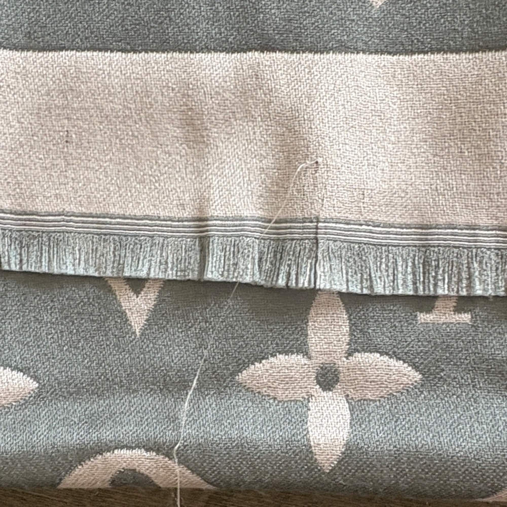Gray and Pink Fashion Scarf - Picture 5 of 11